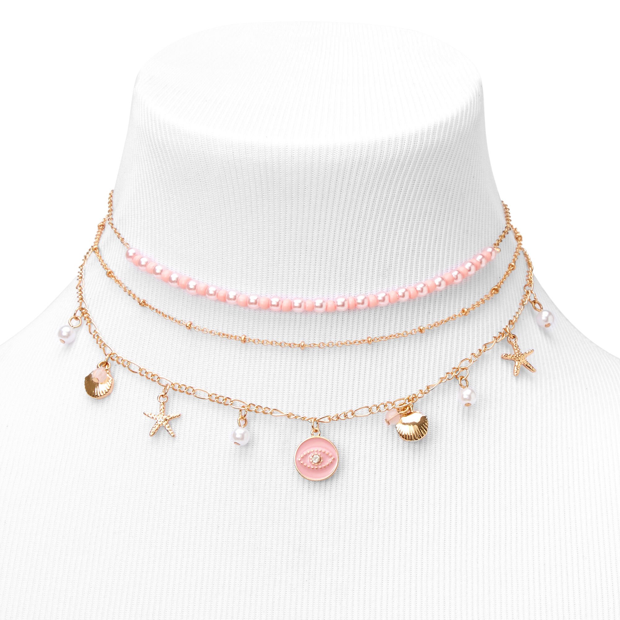 Luscious Pink Opal Bead Necklace with Diamond Beads and Clasp in 14K Gold —  JOON HAN